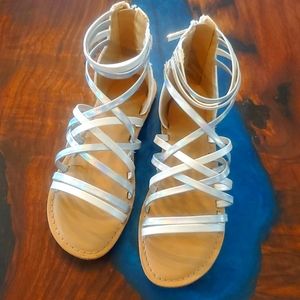 Cat & Jack size 1 girls gladiator sandals
